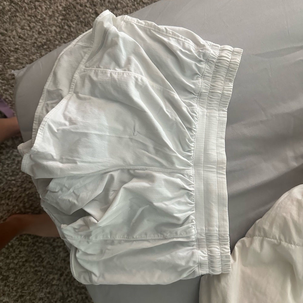 lululemon athletica White Hotty Hot Shorts